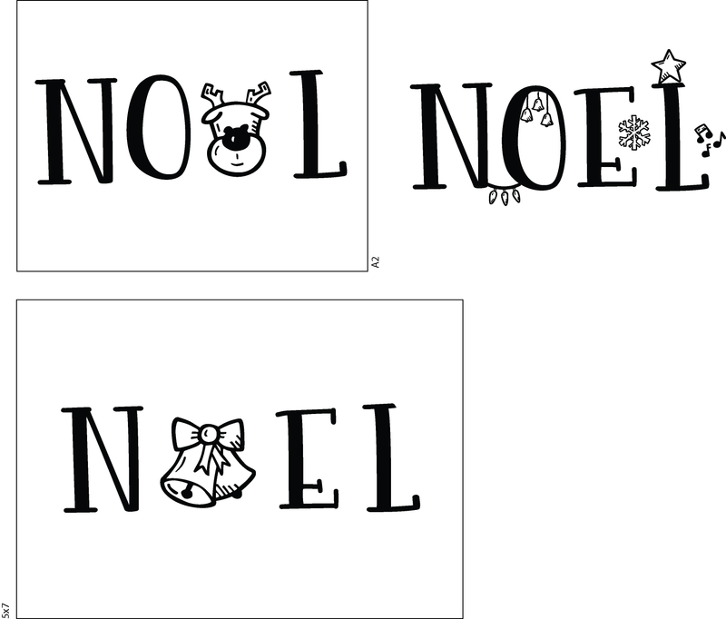 Maymay's Noel 4x6 Stamp Set {V04}