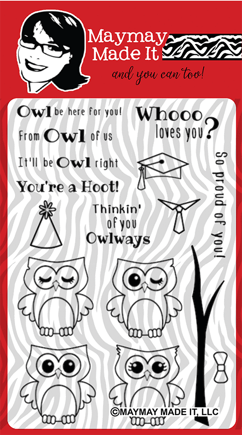 Maymay's Owlton and Owlivia 4x6 Stamp Set {A87}