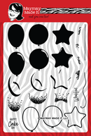 Maymay's Party Balloons 6x8 Stamp Set {A93}