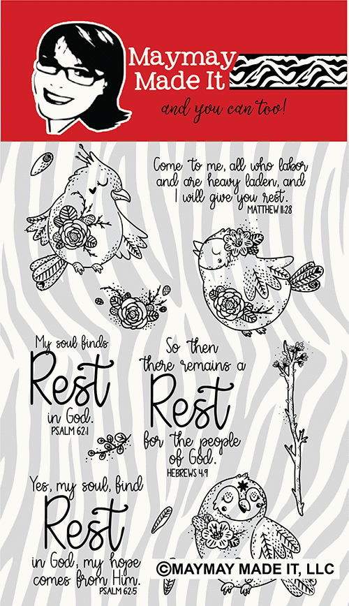 Maymay's Rest 4x6 Stamp Set {A47}