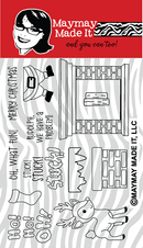 Maymay's Santa's Stuck, Again! 4x6 Stamp Set {A240}