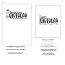 Maymay's Birthday Blessings 4x6 Stamp Set {A147}