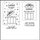 Maymay's Gift Card Surprise 4x6 Stamp Set {A211}