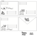 Maymay's Happy Snail Mail 4x6 Stamp Set {A225}