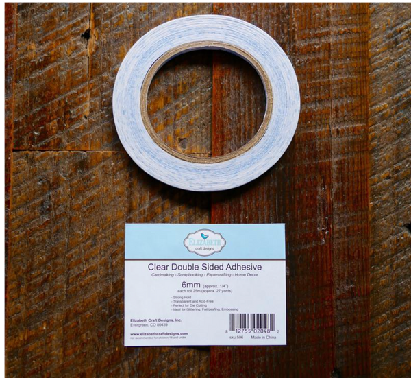 Elizabeth Craft Designs 6MM Clear Double-Sided Adhesive Tape {D110}