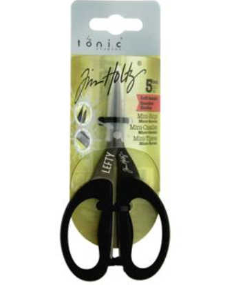 Tim Holtz Scissors LEFT HANDED 5" Mini Snips {F110}