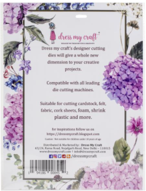 Dress My Craft Stitched Scalloped Rectangles LG Die Set {H17}