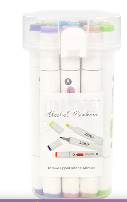 Nuvo Alcohol Markers 12/Pkg