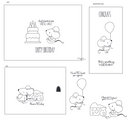 Maymay's Mice is Nice 4x6 Stamp Set {A234}