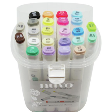 Nuvo Alcohol Markers 24/Pkg