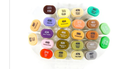 Nuvo Alcohol Markers 24/Pkg