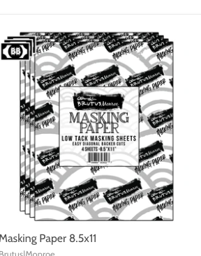 Brutus Monroe 8.5x11 Masking Paper
