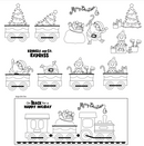 Maymay's Kringle and Co. 6x8 Stamp Set {A237}