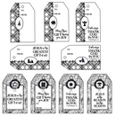 Maymay's Christmas Tag It 6x8 Stamp Set {A238}