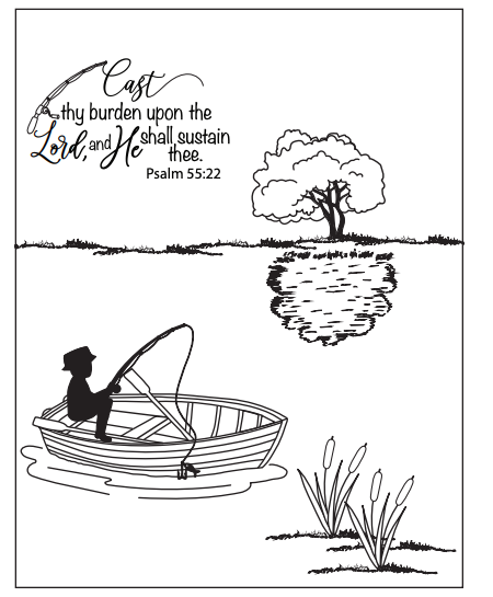 Maymay's Fishers of Men 4x6 Stamp Set {A235}