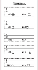 Maymay's Holiday Planner 6x8 Stamp Set {A246}