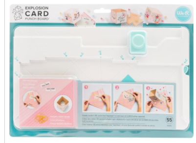 We R Memory Explosion Card Punch Board {W152}