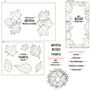 Maymay's Blessed Beyond Be-Leaf 4x6 Stamp Set {A245}