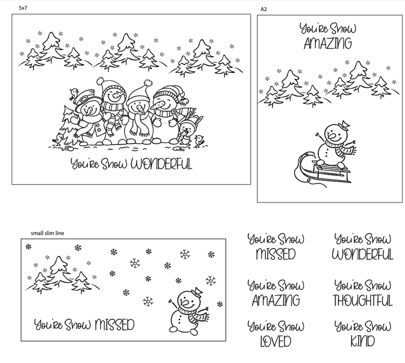Maymay's Snow Wonderful 4x6 Stamp Set {V24}