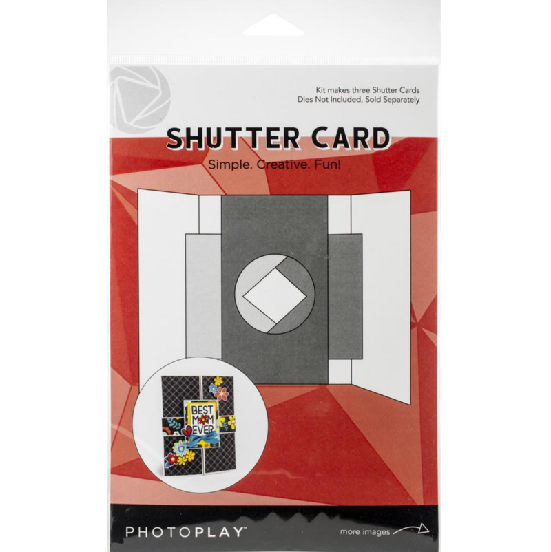 Photo Play Shutter Cards 3/Pkg {F216}