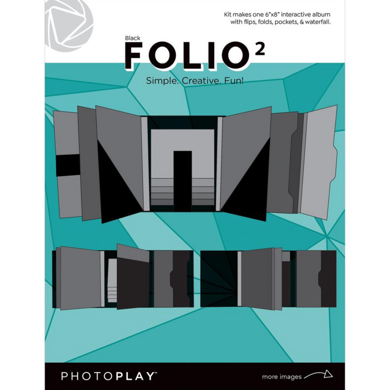 Photo Play 6X8 Black Folio 2 {F300}