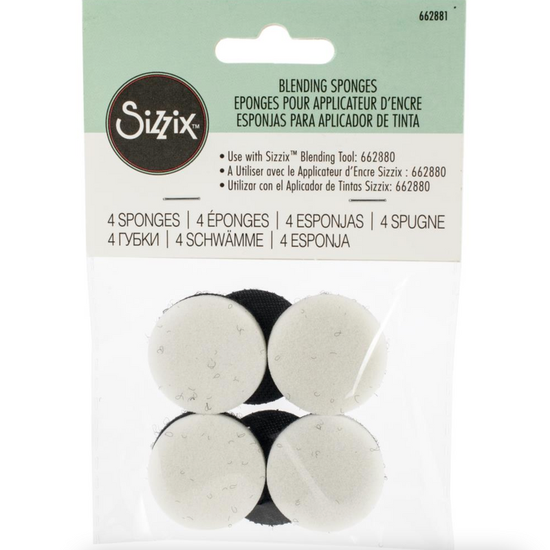 Sizzix Blending Tool Sponge Refills 4/Pkg {X151}