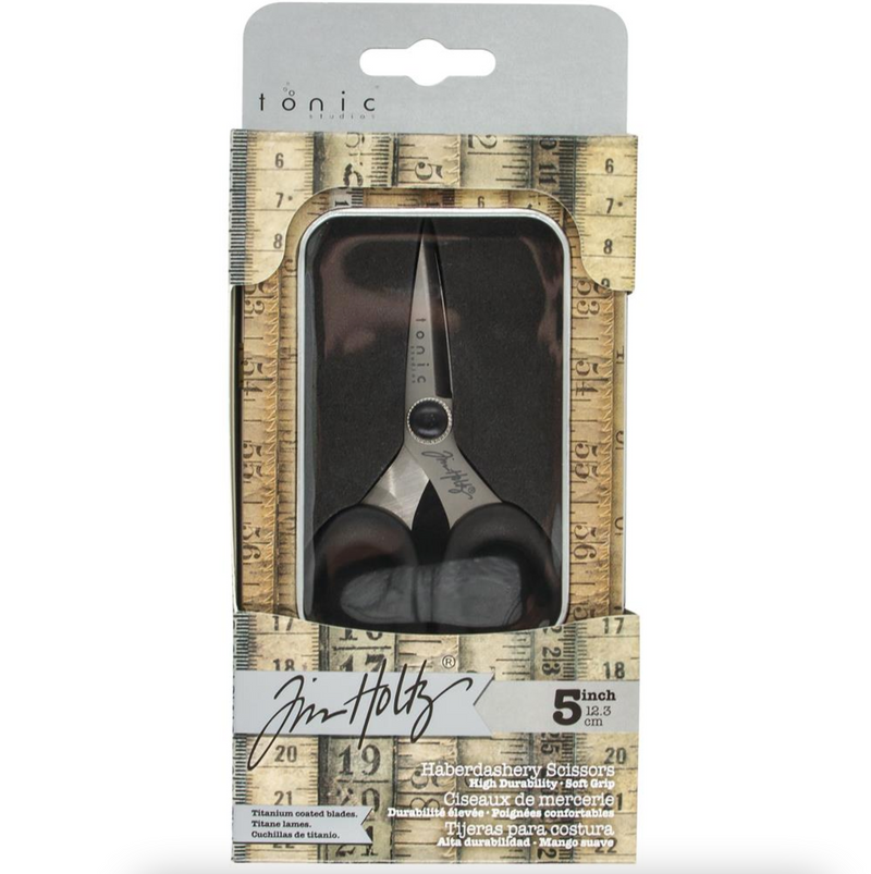 Tim Holtz 5" Haberdashery Scissors {F107}