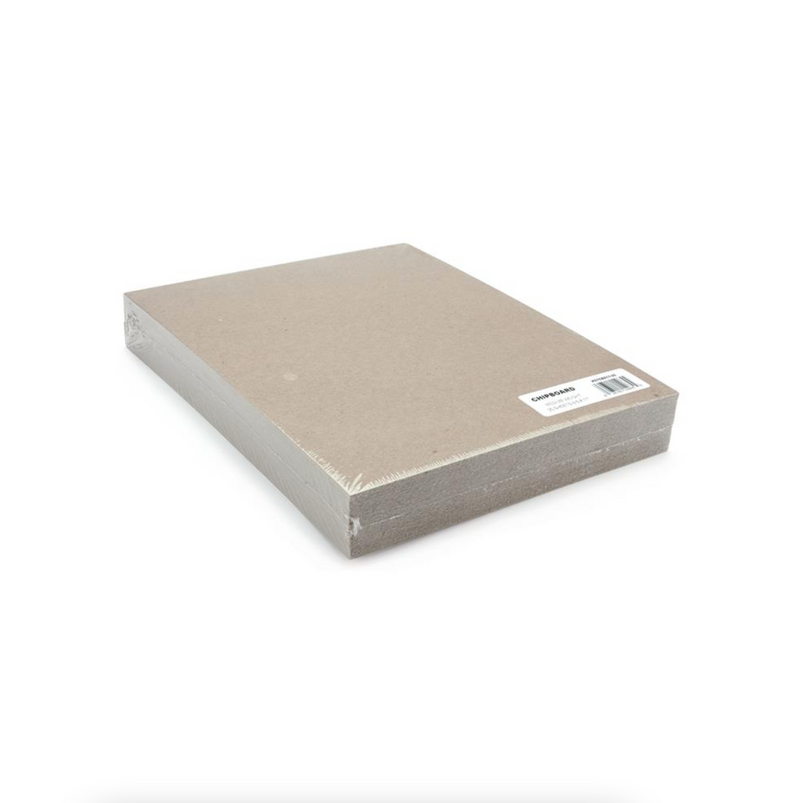 Grafix 8.5x11 Natural Medium Weight Chipboard 25 Pack