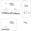 Maymay's Lamb of God 4x6 Stamp Set {A258}