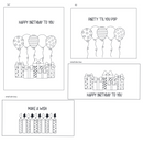 Maymay's Let's Party 4x6 Stamp Set {A259}