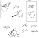 Maymay's Just Peachy 4x6 Stamp Set {A264}