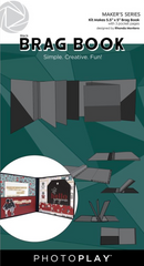 Photo Play 5.5"X5" Black Brag Book {C06}