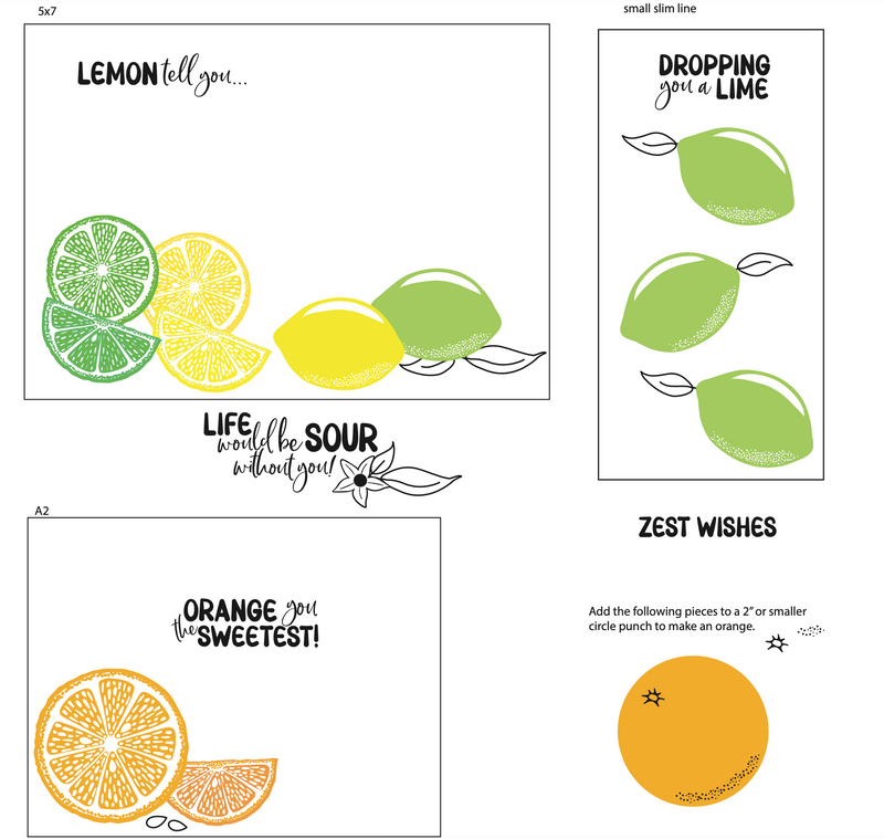 Maymay's Zest 4x6 Stamp Set {A266}