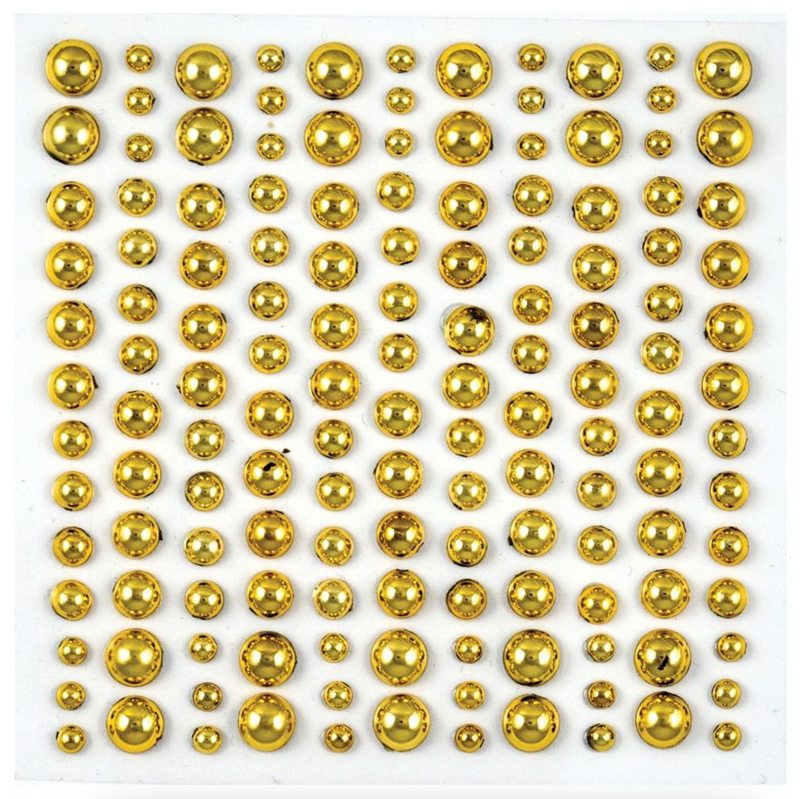 Craft Consortium Essential Adhesive Gold Pearls {G28}