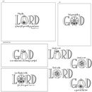 Maymay's Our God 4x6 Stamp Set {V11}