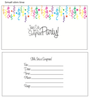 Maymay's Invitation Builder 4x6 Stamp Set {A285}