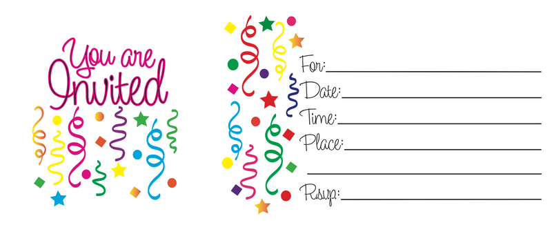Maymay's Invitation Builder 4x6 Stamp Set {A285}