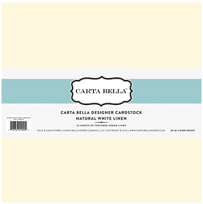 Carta Bella 12x12 Linen 80lb. Cardstock