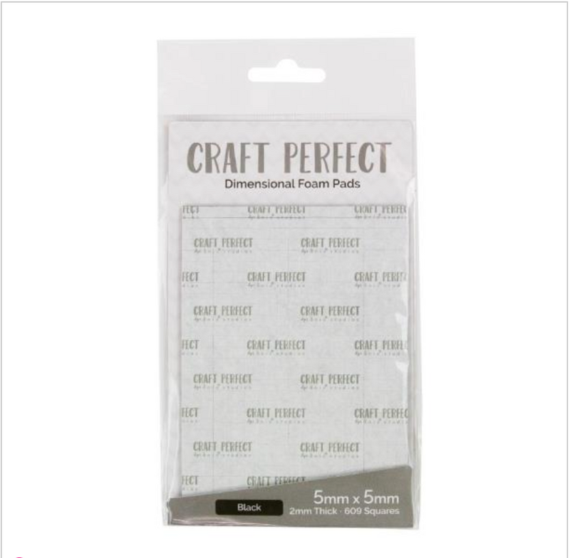 Craft Perfect Black Dimensional Foam Pads - 5mm {B109}