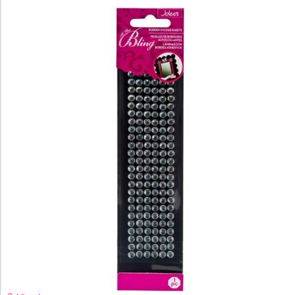 Jolee's Boutique Clear Border Adhesive Gemstones {G187}