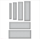Spellbinders Postage Edge Slimline Die Set {C303}