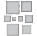 Spellbinders Postage Edge Squares Die Set