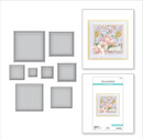 Spellbinders Postage Edge Squares Die Set