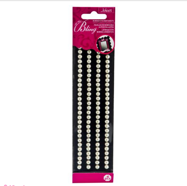 Jolee's Boutique Pearl Border Adhesive Gemstones {G200}