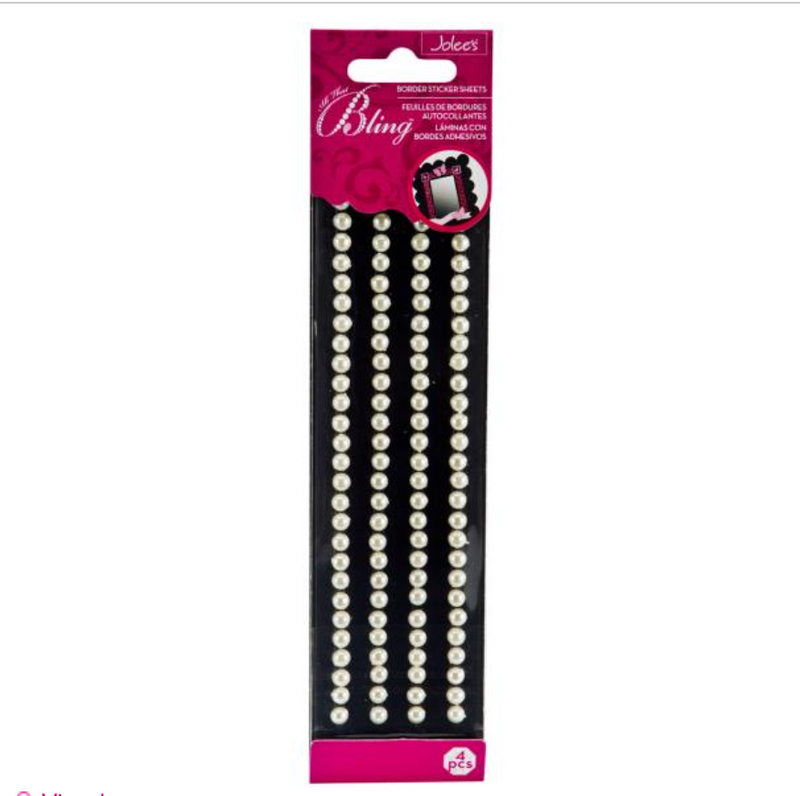 Jolee's Boutique Pearl Border Adhesive Gemstones {G200}