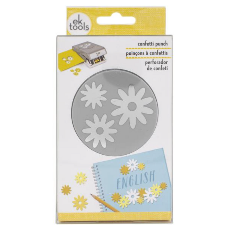 EK Tools Daisy Confetti Double Punch {W78)
