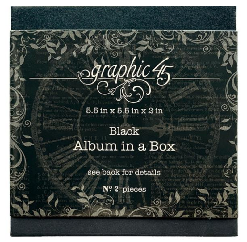 Graphic 45 Staples Black Album in a Box {F312-F313}