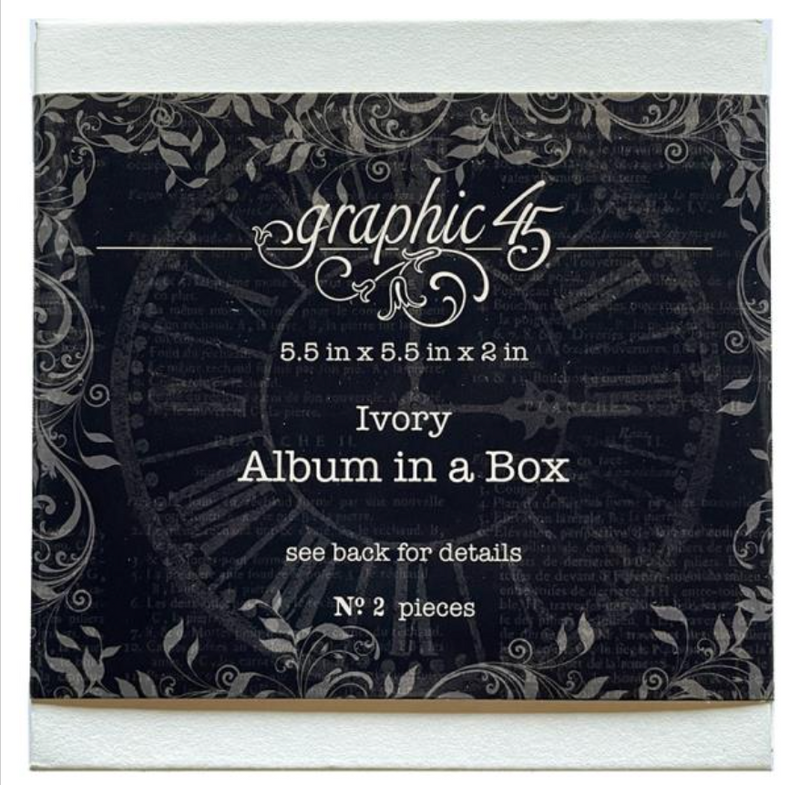 Graphic 45 Staples Ivory Album in a Box {B209}