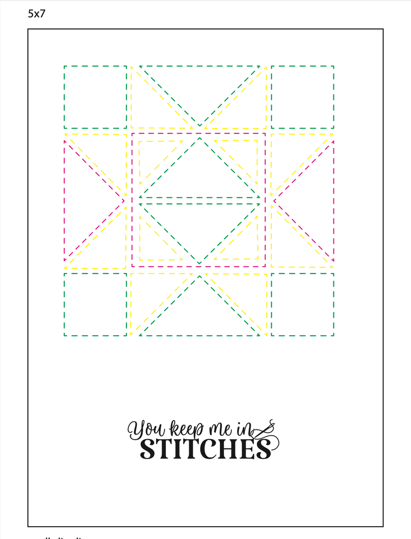 Maymay's Sew Perfect 4x6 Stamp Set {A290}