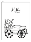 Maymay's A Happy Hello 4x6 Stamp Set {A29}